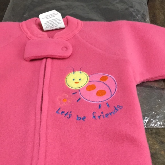 NWT Sandsoil, Newborn to 7 lb girls sleeping gown. Fully zip, - Picture 8 of 9